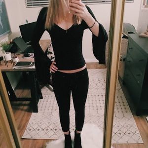 Black Free People Top!